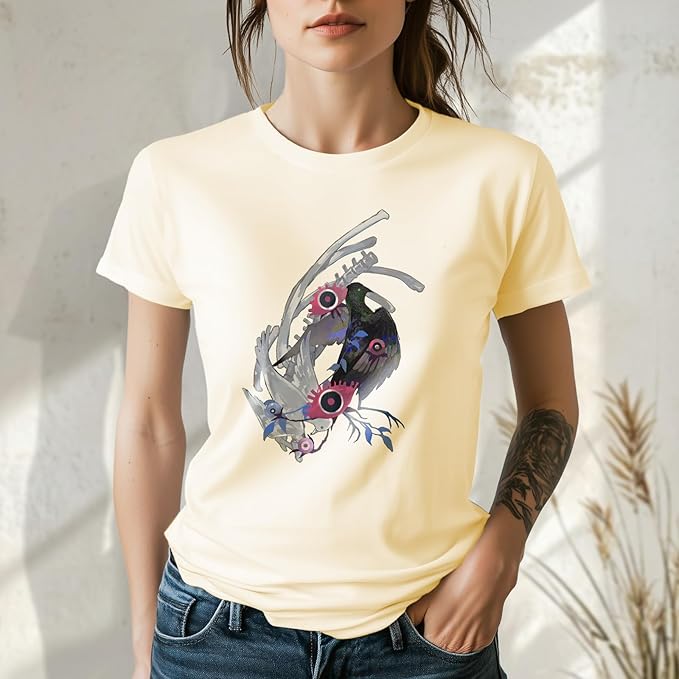 Womens Cotton Short Sleeve Graphic T-Shirts Round Neck Casual Tops for Trendy Fashion Graphic Print Tees