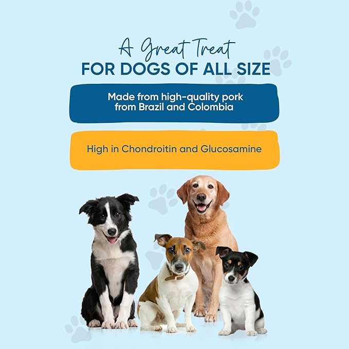 123 Treats Whole Pig Ears for Dogs - (30 Count) 100% Natural, Long Lasting & Highly Digestible Chew Treats, Single Ingredient, Slow Baked, Great for Puppy, Large & Medium Dogs