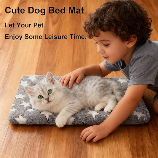 Dog Bed Mat - Reversible Dog Crate Bed Mats, Soft & Breathable Kennel Pad, Durable Crate Bed for Small Medium Large Dogs & Cats