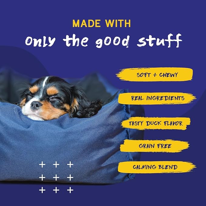 PupGrade 2-Pack Calming and Digestive Support Chews for Dogs - Natural Muscle Relaxant - Prebiotic and Probiotic Supplement with Enzyme Blend - 120 Chews Total