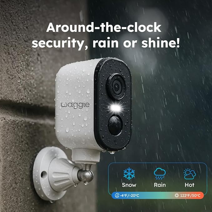 Waggle RV/Pet Monitor PRO + 4G Mini Camera Bundle - GPS | RV Pet Monitor | Real-time Temperature & Humidity, 4G Multi Carrier, 4G LTE Security Camera, Indoor/Outdoor, 2 Way Audio, Night Vision