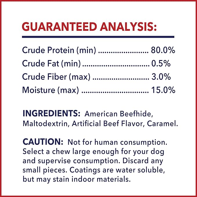Pet Factory American Beefhide 5" Chip Rolls Dog Chew Treats - Beef & Chicken Flavor, 50 Count/1 Pack
