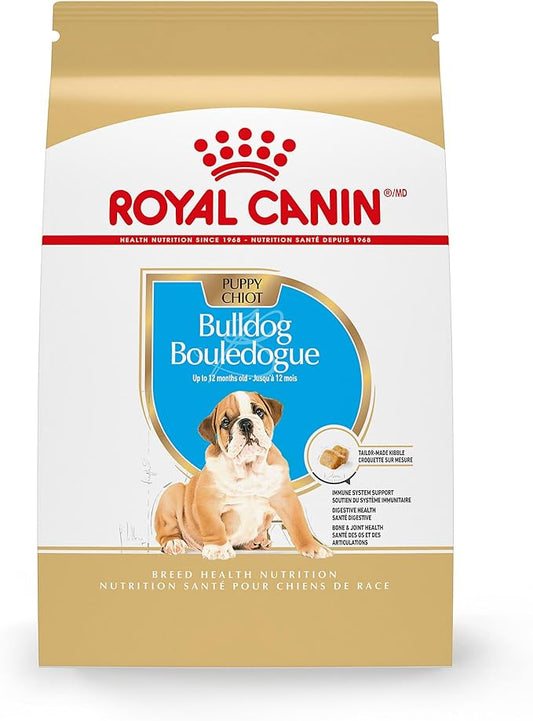 Royal Canin Breed Health Nutrition Bulldog Puppy Dry Dog Food, 6 lb Bag