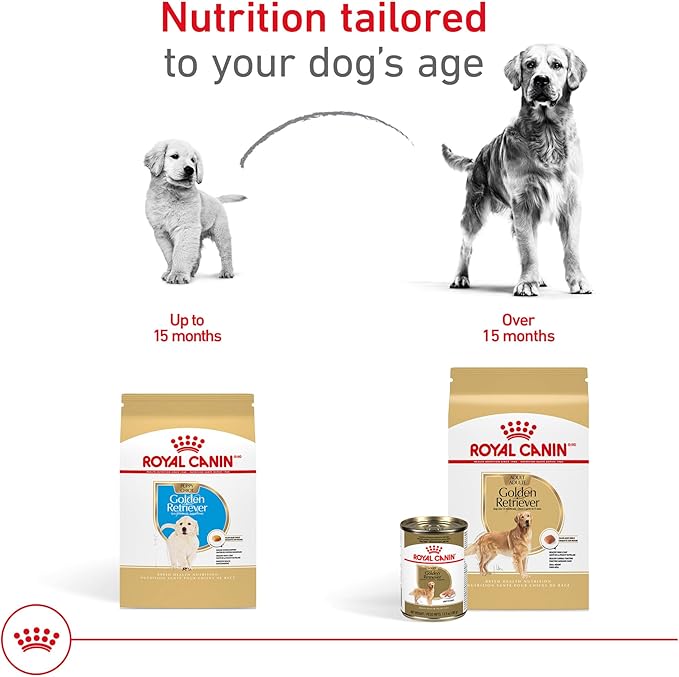 ROYAL CANIN Breed Health Nutrition Golden Retriever Adult Dry Dog Food, 17 lbs.