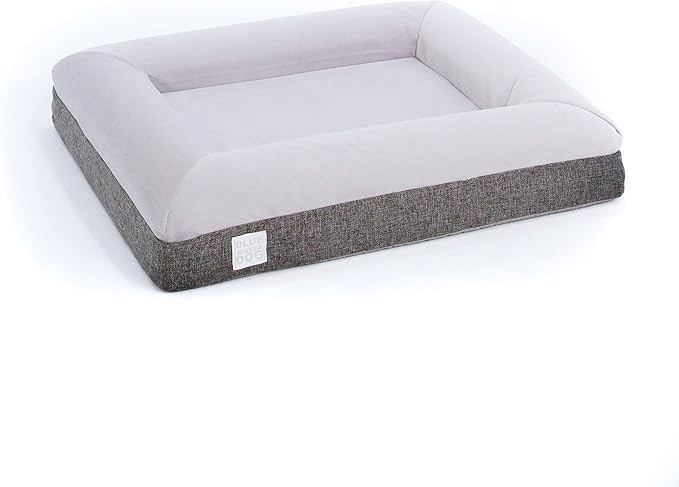 Luxury Essential Orthopedic Memory Foam Dog Bed with Waterproof Liner and Machine Washable Cover with YKK Zippers (Small 29" L x 23" W x 6" Th)