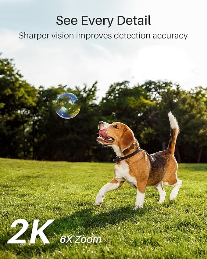 WUUK Security Cameras Wireless Outdoor 2K, Homebase + 4 Cameras, No Monthly Fees, 32GB Storage, 240 Days Battery Life, Night Vision, Motion Detection, 2.4/5 GHz WiFi, Compatible with Alexa & Google