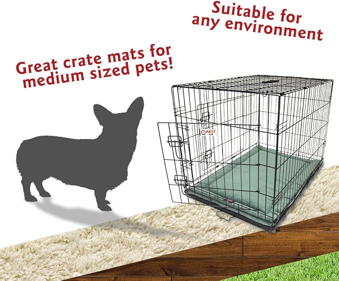 36" Villa Azure Blue Crate Dog Bed Mat By Majestic Pet Products