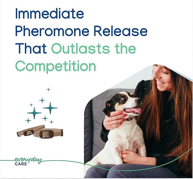 Virbac ZENIDOG Long Acting Dog Calming Pheromone Collar for Stress Relief - Pup/Small Dog - Lasts up to 3 Months