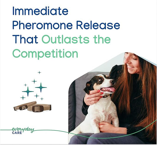 Virbac ZENIDOG Long Acting Dog Calming Pheromone Collar for Stress Relief - Pup/Small Dog - Lasts up to 3 Months