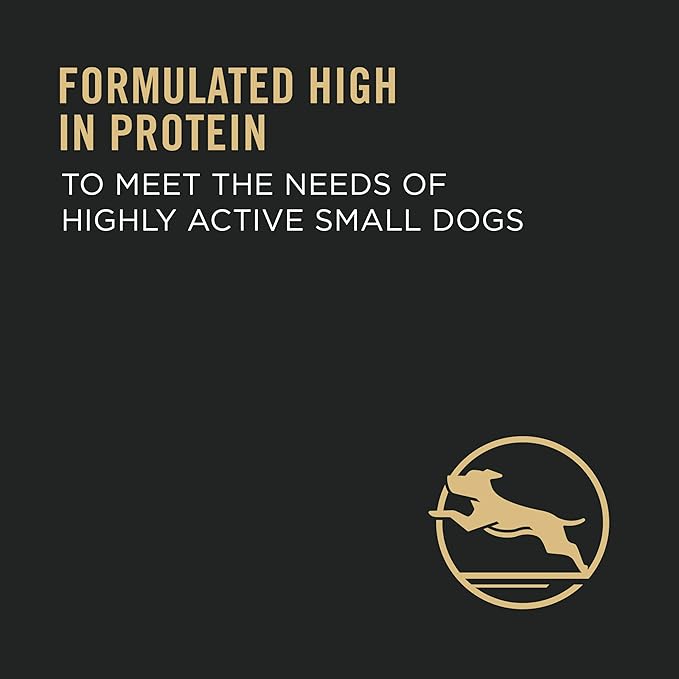 Purina Pro Plan Small Breed Dry Dog Food Chicken and Rice Formula With Guaranteed Live Probiotics - 18 lb. Bag