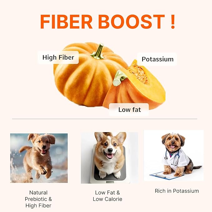 Puppyluv Freeze Dried Pumpkin Treats for Dogs & Cats - Natural Training Treats, 2.0oz