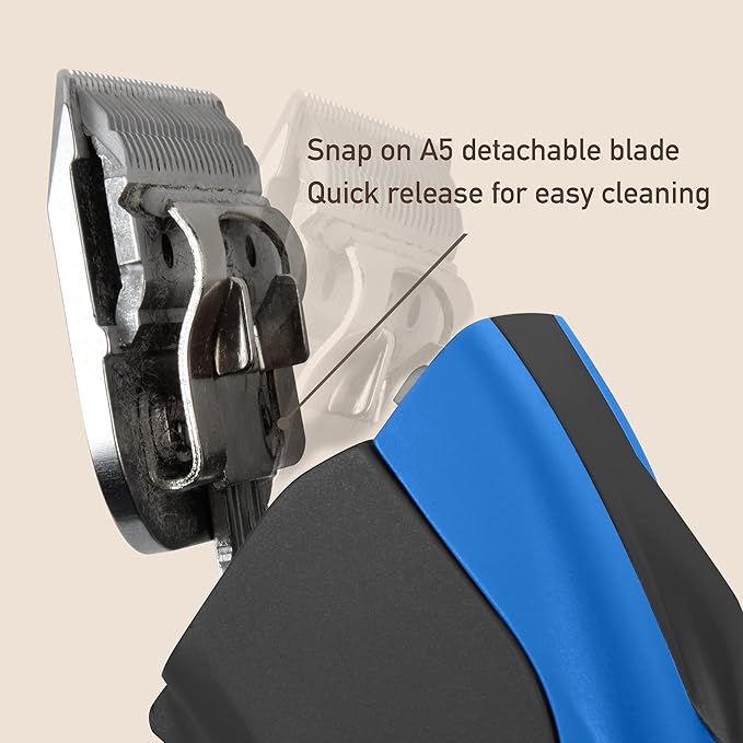 FURZONE Detachable Blade - Size 40 Blade 1/100", Made of Extra Durable Japanese Steel, Compatible with Most Andis, Oster, Wahl A5 Clippers