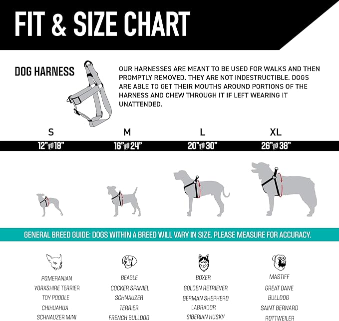 Wolfgang Heavy Duty Adjustable Dog Harness, Pull-Tested to Over 800 lbs for Walking & Training, WildWolf Print, Large