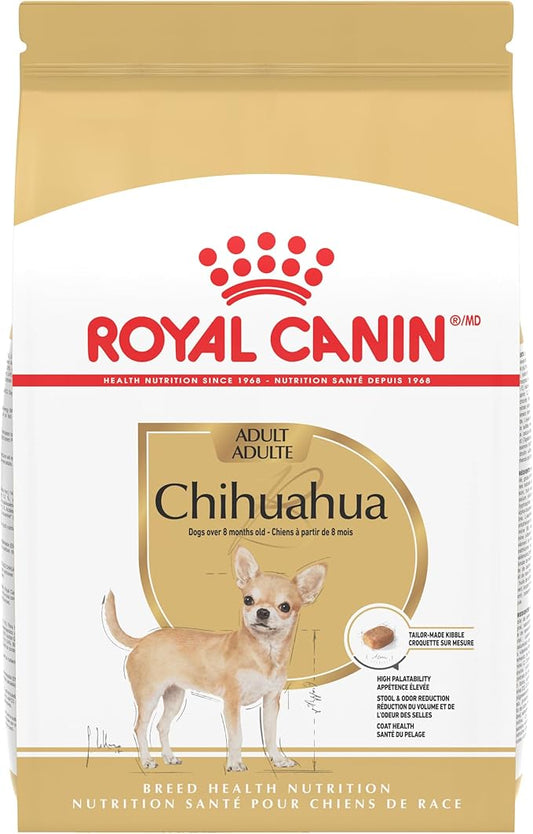 Royal Canin Chihuahua Adult Breed Specific Dry Dog Food, 10 Pounds. Bag
