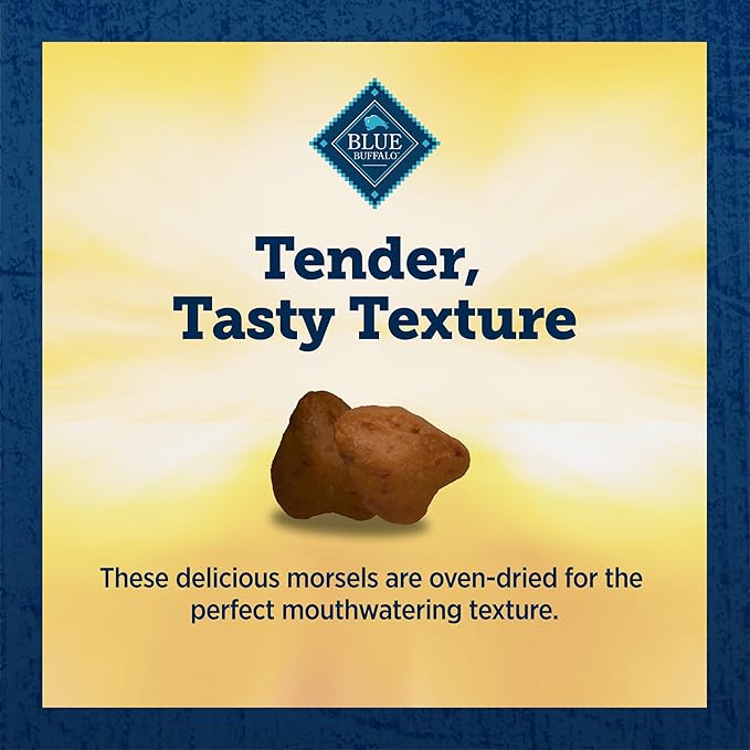Blue Buffalo True Chews Premium Morsels Dog Treats, Made in The USA with Natural Ingredients, Steak, 10-oz Bag