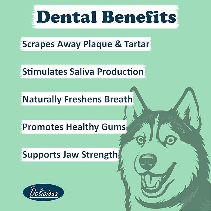 Mr. Delicious Bully Sticks for Dogs, 10 Count, 6 Inch Medium, Consistent Thickness, All Natural, Grass Fed, Rawhide-Free, Single Ingredient, Long Lasting Dog Chews