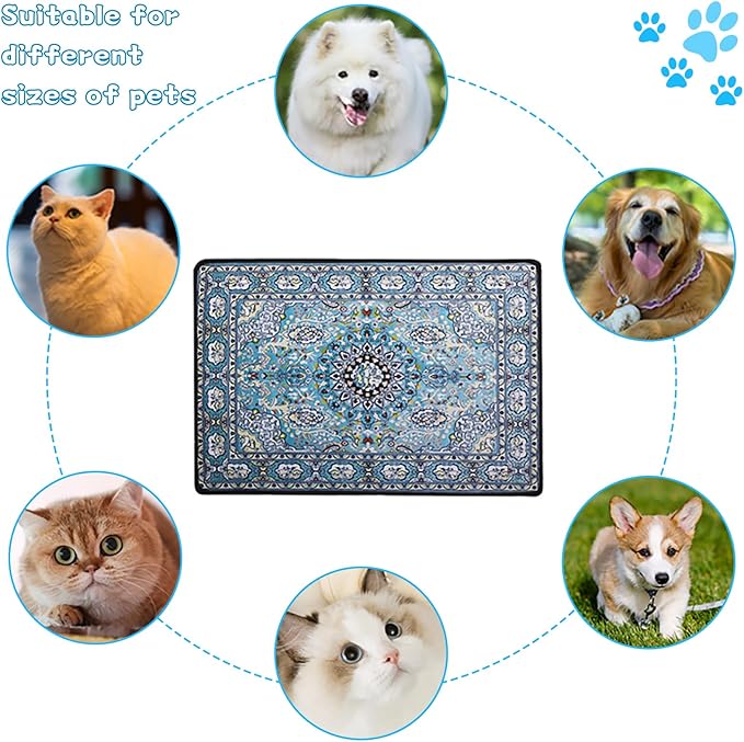 Washable Dog Pee Pads - 2 Pack. Reusable, Non-Slip. Pet Training Pad, Suitable for Puppy Playpens, Crates, Whelping Boxes, and Toilet Training（23.6"x17.7"）