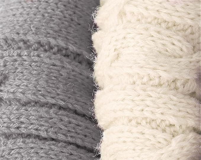 2 Pack Dog Sweaters for Small Dogs - Puppy Medium/Large Warm Clothes in Winter, Turtleneck Pullover Design for Boy Girl Pet, Doggie, Cat, Kitten Chihuahua Bulldog Pug Beagles (XL, Grey, Beige)