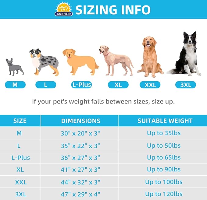 Extra Large Orthopedic Dog Bed for Big Dogs - XL Waterproof Dog Bed with Removable Washable Cover & Anti-Slip Bottom, Crate Bed, Deluxe Plush Pet Bed Mat (Grey)