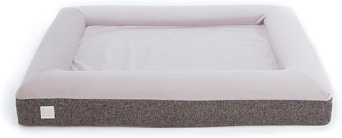 Luxury Essential Orthopedic Memory Foam Dog Bed with Waterproof Liner and Machine Washable Cover with YKK Zippers (Large 45" L x 36" W x 7" Th)