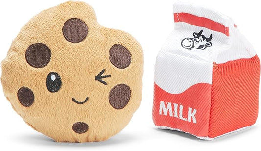 Barkbox Afterschool Snack Pack Dog Toy Bundle – Squeaky Dog Toys – Plush Dog Toys – Puppy and Pet Toys for Large Dogs