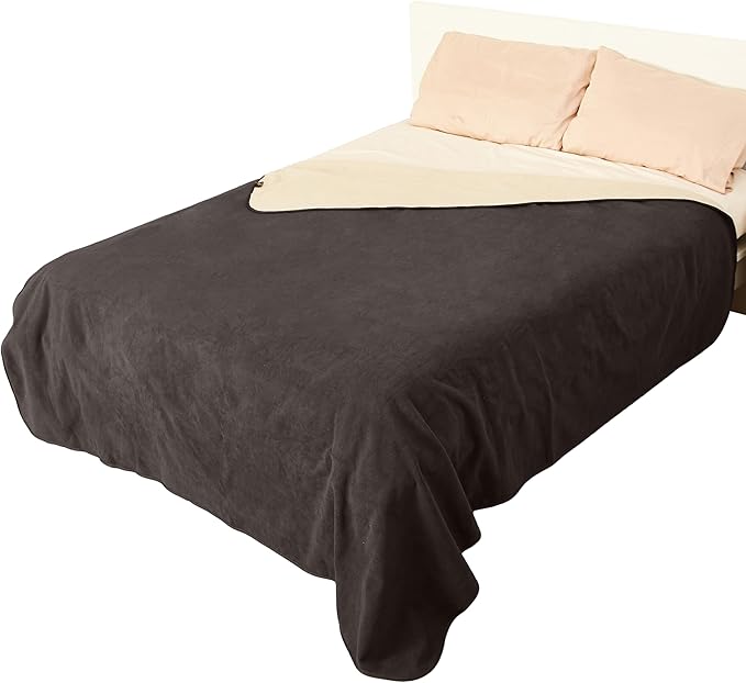 Catalonia Waterproof Blanket for Bed Intimacy, Reversible Fleece Bed Sofa Cover, Washable Liquid Proof Furniture Protector