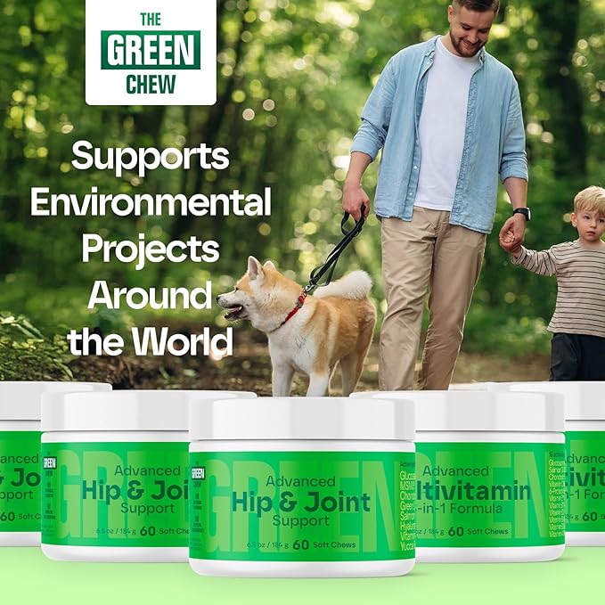 Hip & Joint Supplement for Dogs - Bacon Flavor Soft Chews - Mobility & Flexibility Support - MSM, Chondroitin, Glucosamine for Dogs - 60 Count, Dog Glucosamine for Small & Medium Breeds