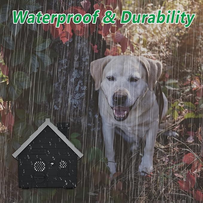 Mimo Style Anti Barking Device for Dogs, Ultrasonic Dog Bark Deterrent Devices, Dog Barking Silencer up to 50 FT, Dog Barking Control Device, Bark Box Indoor Outdoor for Dogs Training & Behavior Aids
