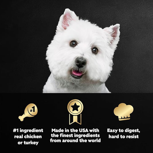 Cesar Filets in Gravy Adult Wet Dog Food Variety Pack, Poultry Lovers with Rotisserie Chicken Flavor and Turkey Recipe, 3.5 oz. Easy Peel Trays, Variety Pack, 12 Count (Pack of 2)