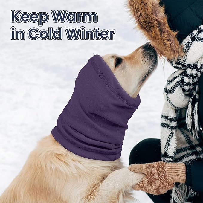 Nanaki Calming Hoodie for Dogs - Adjustable Ear Cover & Anxiety Relief, S Purple | Noise Reduction Head Wrap for Fireworks, Thunderstorms, Grooming, Hematoma Recovery