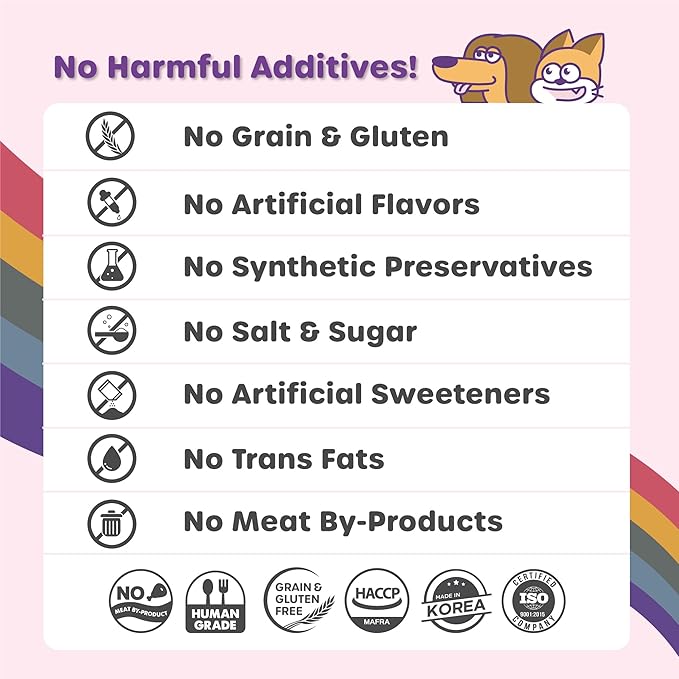 Choolip Squeeze Vita Stick Lickable Cat Treats & Dog Puree – 7-Count Variety Pack, Creamy Grain-Free Puree Treats with Multivitamins, Vet-Formulated for All Life Stages & Total Wellness