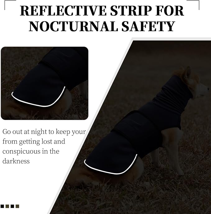 ROZKITCH Dog Calming Vest with Hoodie, Anxiety Relief Jacket for Dogs, Breathable Pet Coat for Storms, Fireworks, and Separation NavyBlue 2XL