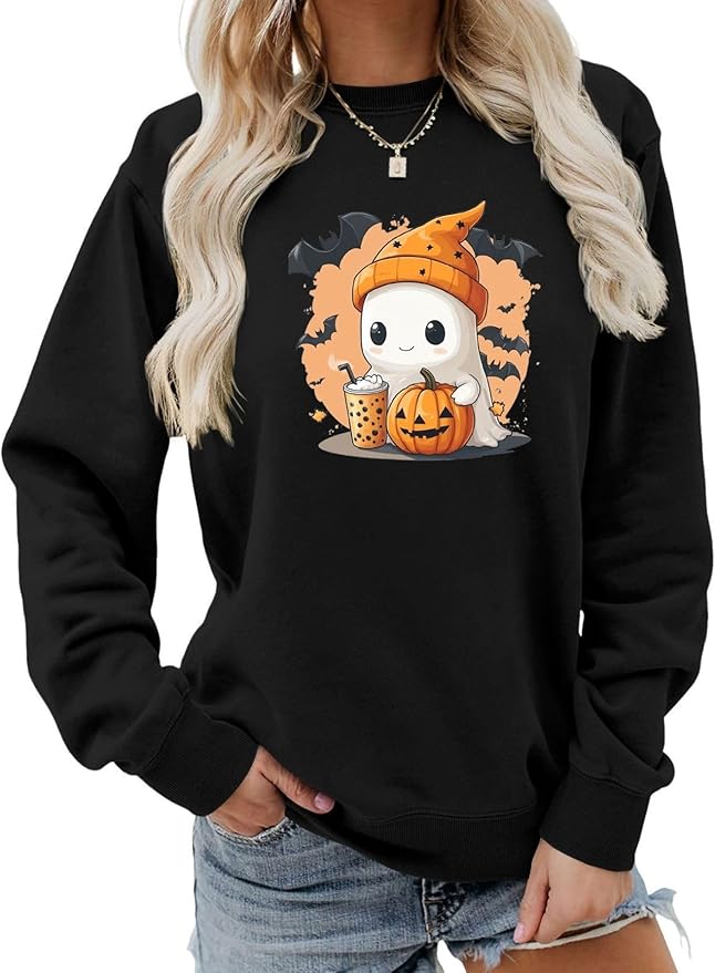 Womens Cat Print Hoodies Trendy Funny Cat Graphic Long Sleeve Sweatshirt Y2k Streetwear Hooded Pullover Tops