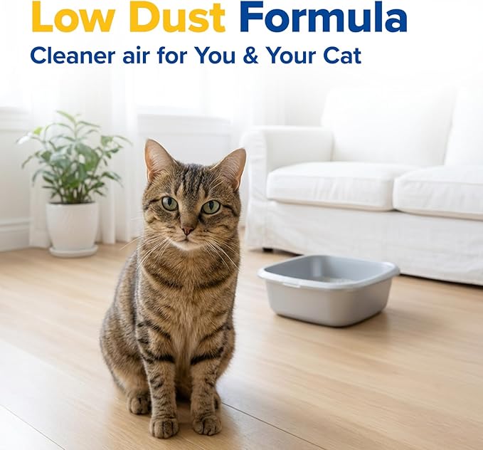 Naturally Non Allergic Pellet Clumping Cat Litter - 100% Natural Sunflower Hulls, Sunflower Scent, 22 lb