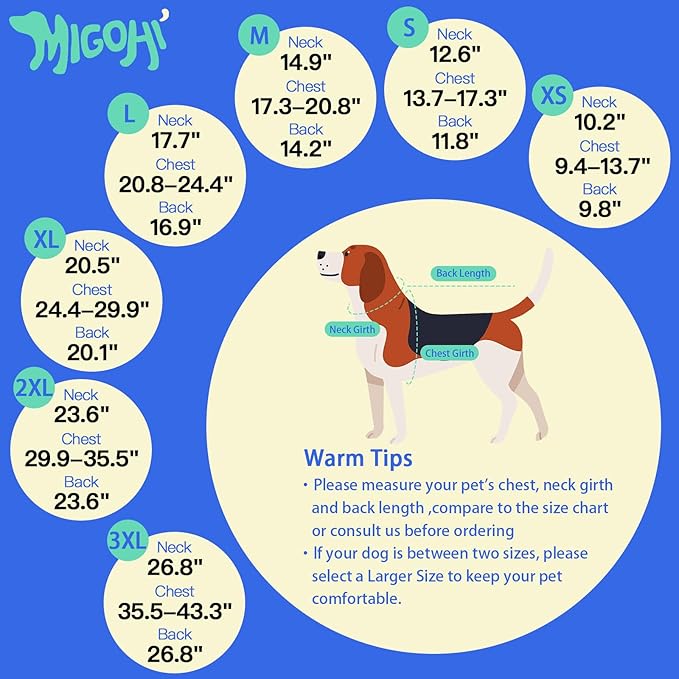 MIGOHI Dog Winter Coat - Reflective Medium Dog Snow Jacket with Thick Turtleneck,Windproof Pet Fleece Vest, Cold Weather Coat for Medium Dogs, Snowproof for Hiking,Camping,L,Rosepink