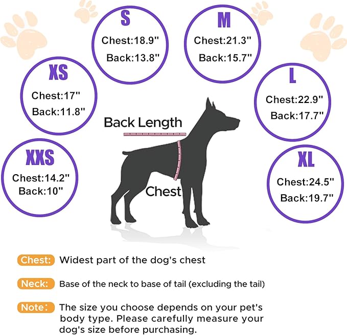 Dog Winter Coat with Hood, Fleece Lined Waterproof Dog Jacket,Warm Snowsuit for Small Medium Dog