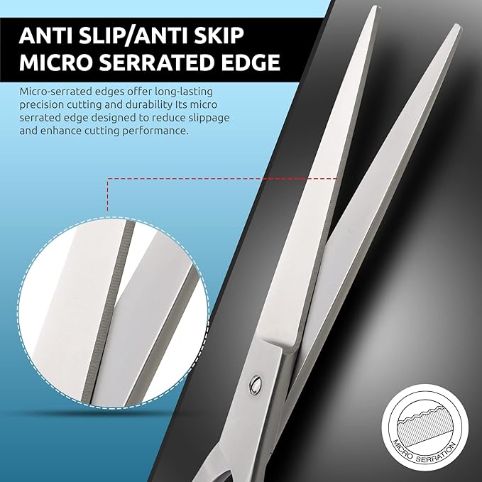 Professional Barber Scissor for Hair Cut Styles Hair Cutting Scissors, All Purpose 4.5 Inch Stainless Steel, Sharp Edge Blades, Dog Grooming Scissors,Hairdressing Texturizing Salon Razor Edge Scissor