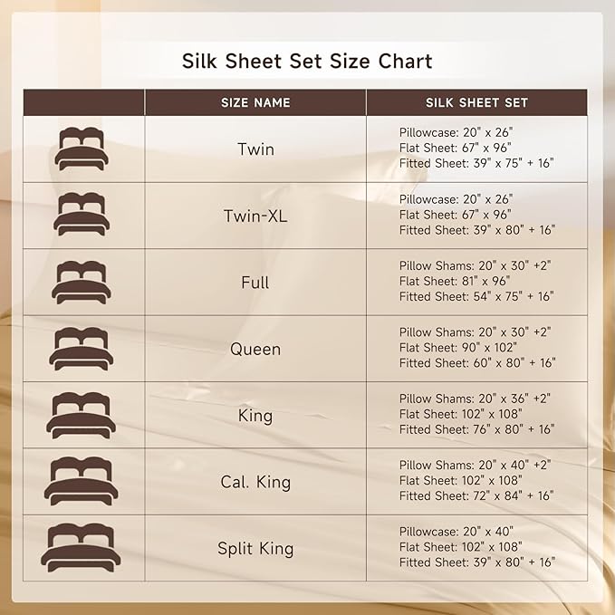 THXSILK Silk Sheet Set 4Pcs, 6A+ Top Grade 100% Natural Mulberry Silk Bed Sheets, Luxury Bedding Sets Ultra Soft Durable, 1 Fitted Sheet, 1 Flat Sheet and 2 Pillow Shams (Full, Metallic Gold)