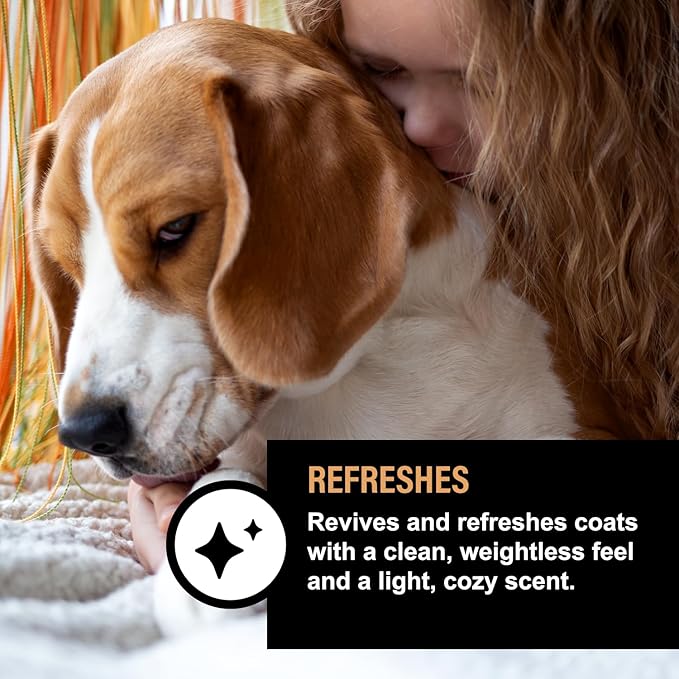 Holm & Herd Dog Perfume Spray – Deodorizing Coat Spray for Dogs that Hydrates & Enhances Shine – Dog Cologne & Leave-in Conditioner – Cranberry Spice 8oz