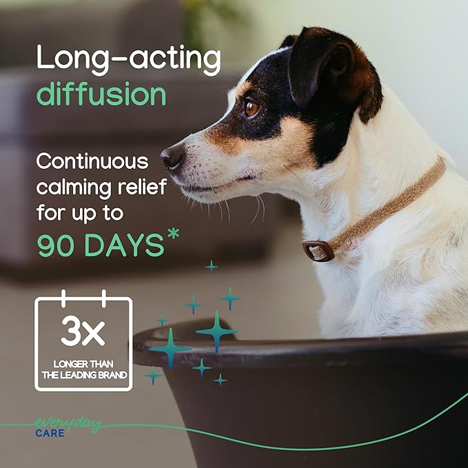 Virbac ZENIDOG Long Acting Dog Calming Pheromone Collar for Stress Relief - Pup/Small Dog - Lasts up to 3 Months