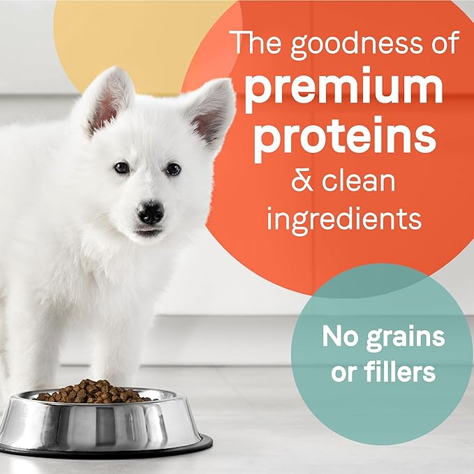 Canidae Pure Farm to Bowl Wild-Caught Salmon & Sweet Potato, Puppy Dog Food, Grain-Free, 22lb
