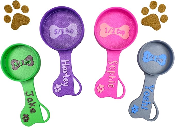 Personalized Dog Food Scoop Custom Scooper Pet Kibble Scoop Food Dispenser Dog Measuring Cup Custom Pet Accessories Gift Idea For Dog Lover (16oz - 2cup)