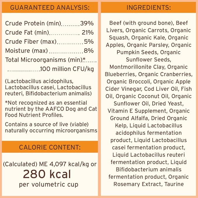 Primal Freeze Dried Dog Food, Pronto Mini Nuggets, Beef; Scoop & Serve, Complete & Balanced Meal; Also Use as Topper or Treat; Premium, Healthy, Grain Free High Protein Raw Dog Food (16 oz, 2-Pack)