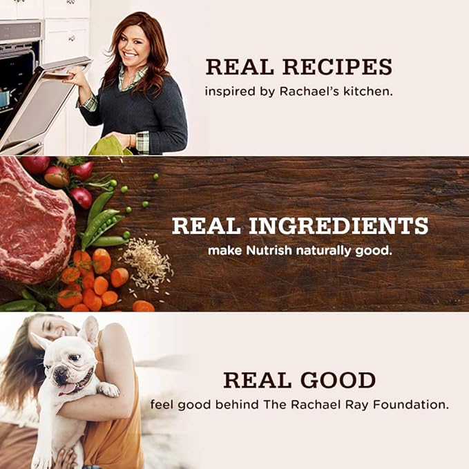Nutrish Wet Dog Food Tubs, Beef Stroganwoof Recipe, 8 Ounce Tub (Pack of 8) (Rachael Ray)