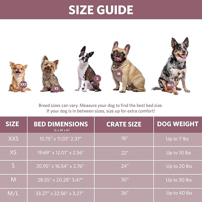 MidWest Homes for Pets QuietTime Fashion XXS Dog Bed – Pink Faux Fur Bolster, Ultra-Soft and Machine Washable, Fits 18-Inch Crates and Carriers, for Small Dogs and Cats