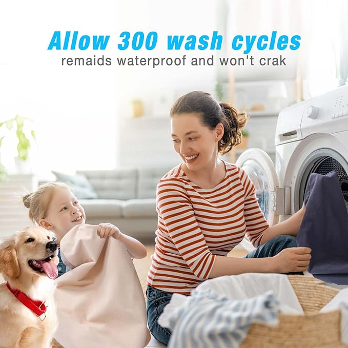 Dog Bed Covers Replacement Washable 100% Waterproof Dog Bed Sheets, Soft & Noiseless Pet Bed Cover, 2 Pack, 36" x 27" Beige