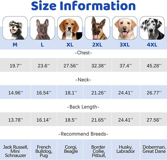 IECOii Medium Dog Sweatshirt with Hood, Spring & Fall Dog Clothes for Medium-Sized Dogs, Blue