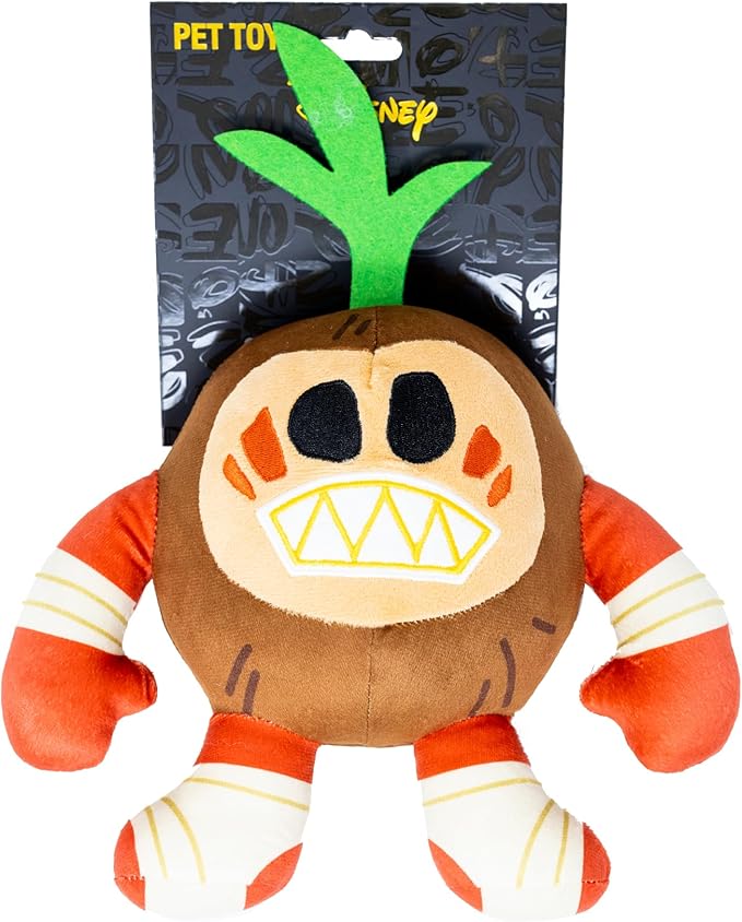 Buckle-Down Disney Dog Toy, Moana Kakamora Coconut Monster Full Body Pose, Plush