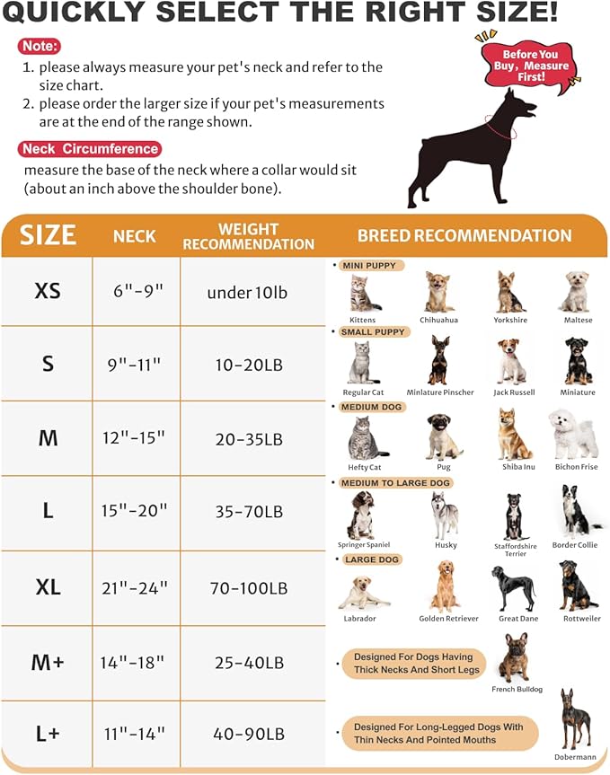 MIDOG Soft Inflatable Dog Cone,Donut E-Collar Alternative for After Surgery, Prevents Licking, Allowing Normal Eating & Vision,Comfortable Recovery Collar for Small Medium Large Dogs&Cats,GreenBlue-L+