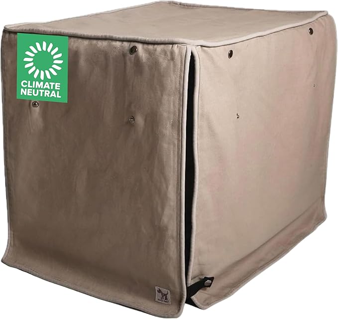 Molly Mutt Wild Horses Dog Crate Cover, 100% Cotton Canvas Cover with 2 Roll-Up Panels, Ideal for Dog or Cat Crate, Durable, Washable, and Free of Harmful Chemicals, 36" x 24" x 27"